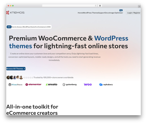 Woodmart WordPress shop theme - xtemos.com