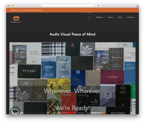WordPress theme Avada - conferencegeeks.com