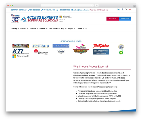 WordPress theme Avada - accessexperts.com