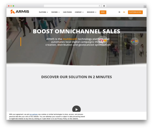 WordPress theme Divi - armis.tech