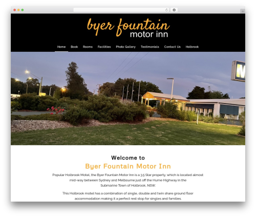 WordPress theme Enfold - byerfountainmotorinn.com.au