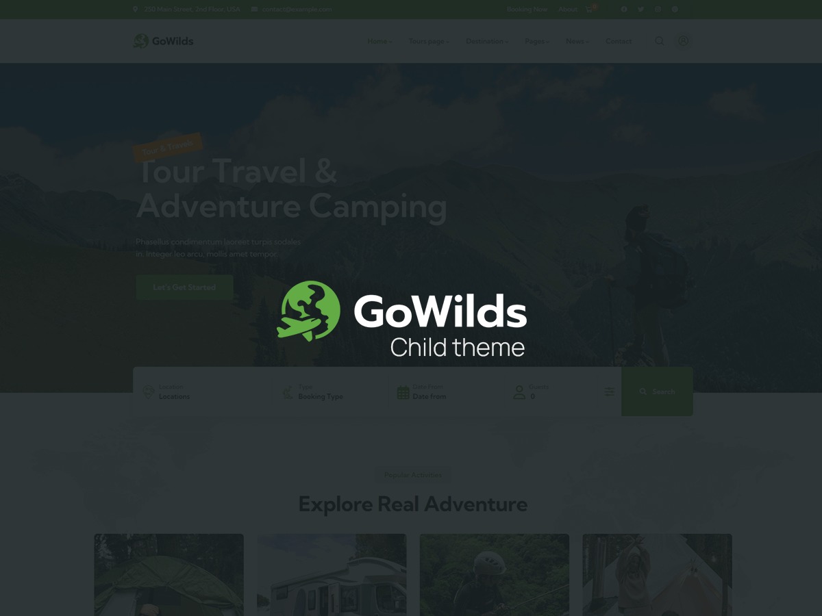 WordPress theme Gowilds Child