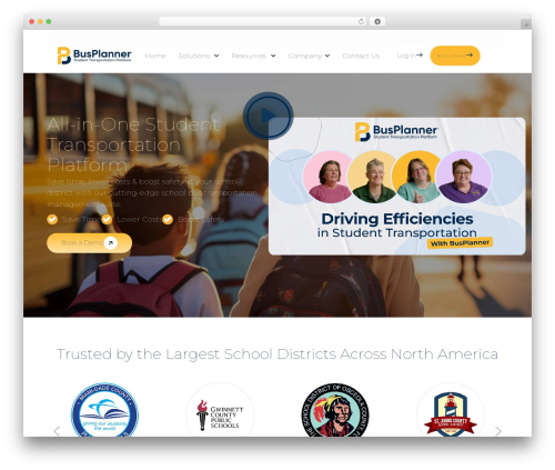 WordPress theme Hello Elementor - busplanner.com
