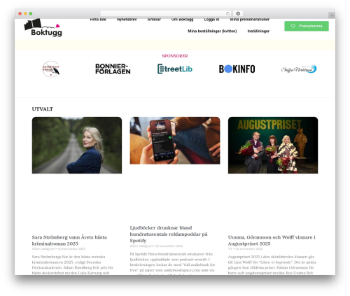 WordPress theme OceanWP - boktugg.se