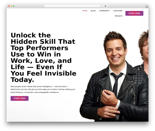 WordPress theme OceanWP - theartofcharm.com