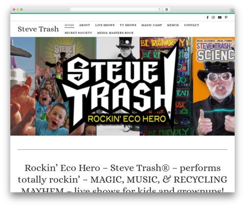 WordPress theme aam - stevetrash.com