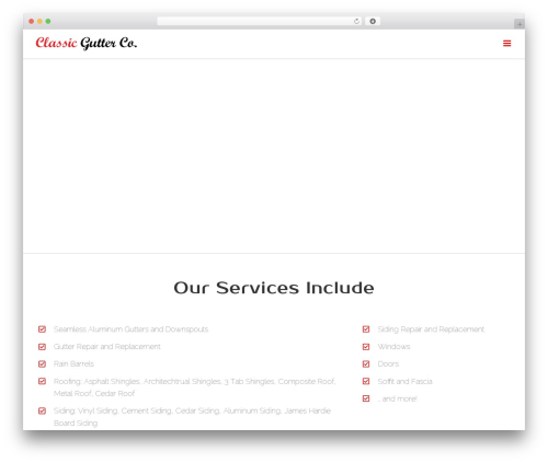 WordPress theme Avada - classicgutter.com