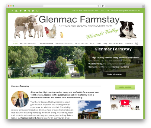 WordPress theme Avada - farmstaynewzealand.co.nz