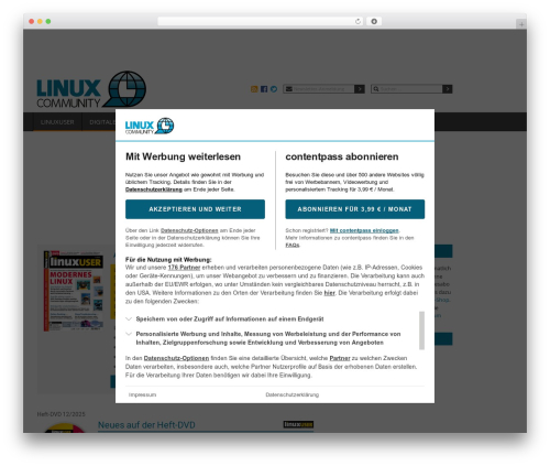 WordPress theme Avada - linux-community.de