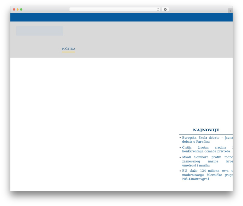 WordPress theme Avada - europa.rs