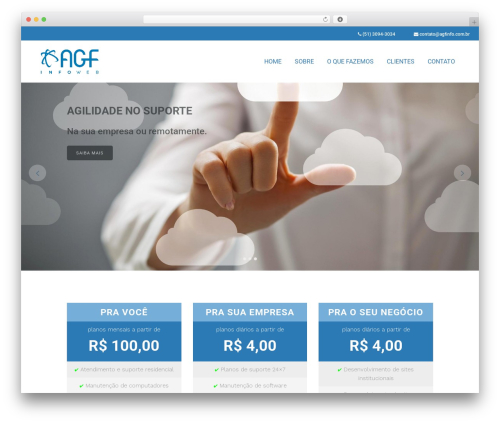WordPress theme Bridge - agfinfo.com.br