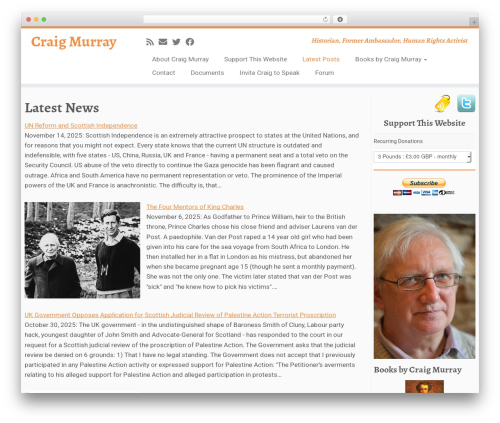 WordPress theme Customizr Craig Blog - craigmurray.org.uk