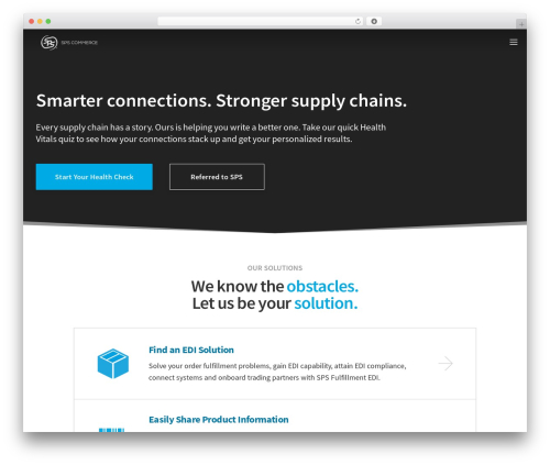 WordPress theme Divi - spscommerce.com