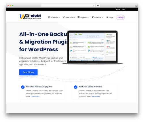 WordPress theme Divi - wpvivid.com