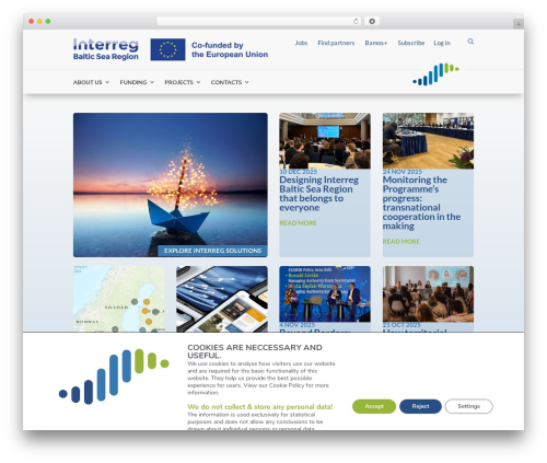WordPress theme Divi - interreg-baltic.eu