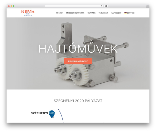 WordPress theme Divi - rematech.hu