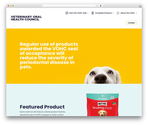 WordPress theme Divi - vohc.org
