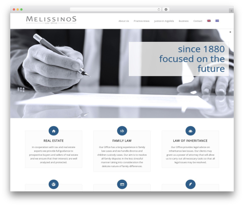 WordPress theme Enfold - melissinos-law.com