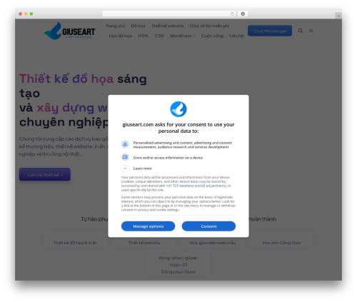 WordPress theme Flatsome - giuseart.com