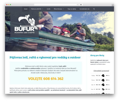 WordPress theme GeneratePress - bufur.cz