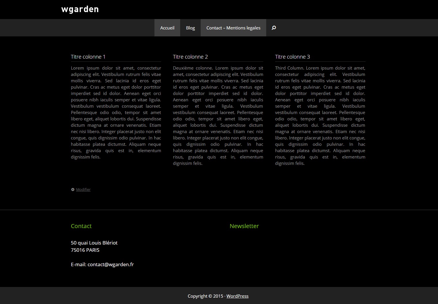 WordPress theme GeneratePress Child by Tom Usborne