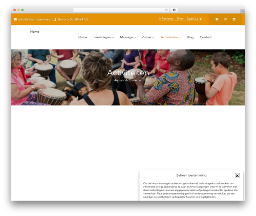 WordPress theme Gowilds - vakantieanders.nl
