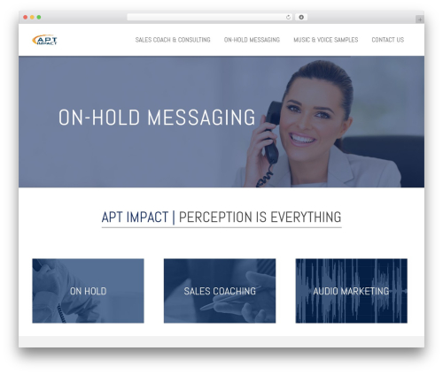 WordPress theme Impreza - aptimpact.com