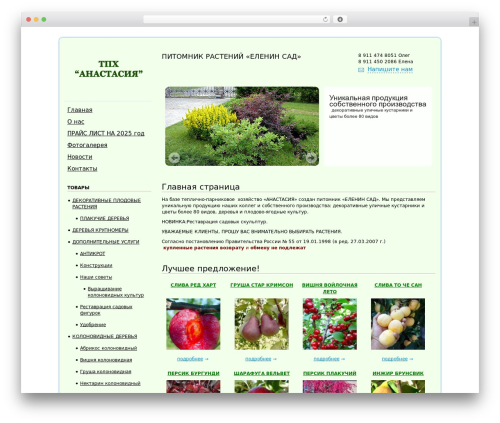 WordPress theme layout - tph-anastasia39.ru