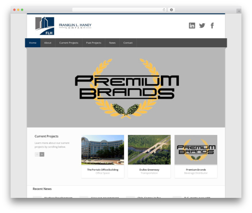 WordPress theme Nevia - flhcompany.com