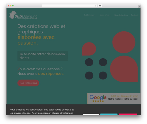 WordPress theme Salient - subdelirium.com
