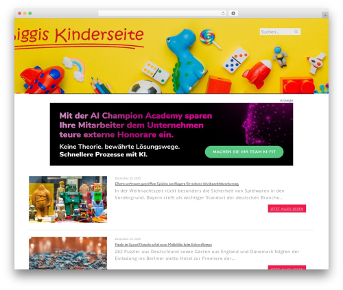 WordPress theme SmartMag - biggis-kinderseite.de