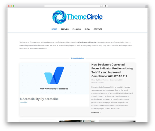 WordPress theme The7 - themecircle.net