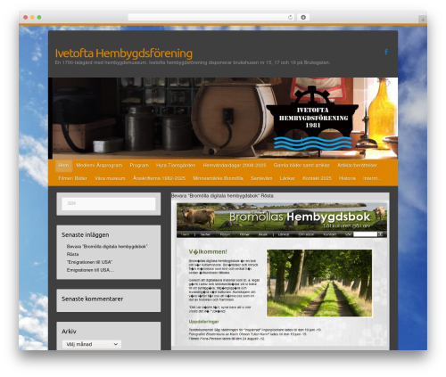 WordPress theme Travelify - ivetoftahembygd.se