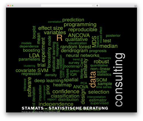 WordPress theme Twenty Seventeen - stamats.de