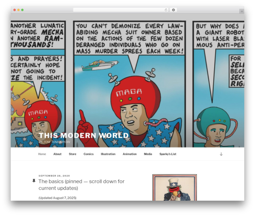 WordPress theme Twenty Seventeen - thismodernworld.com