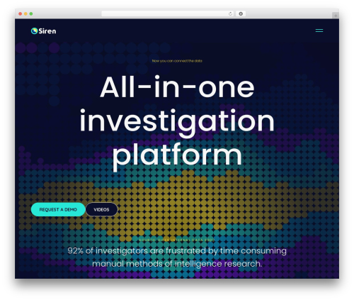 WordPress website theme Digitaledge Siren - siren.io