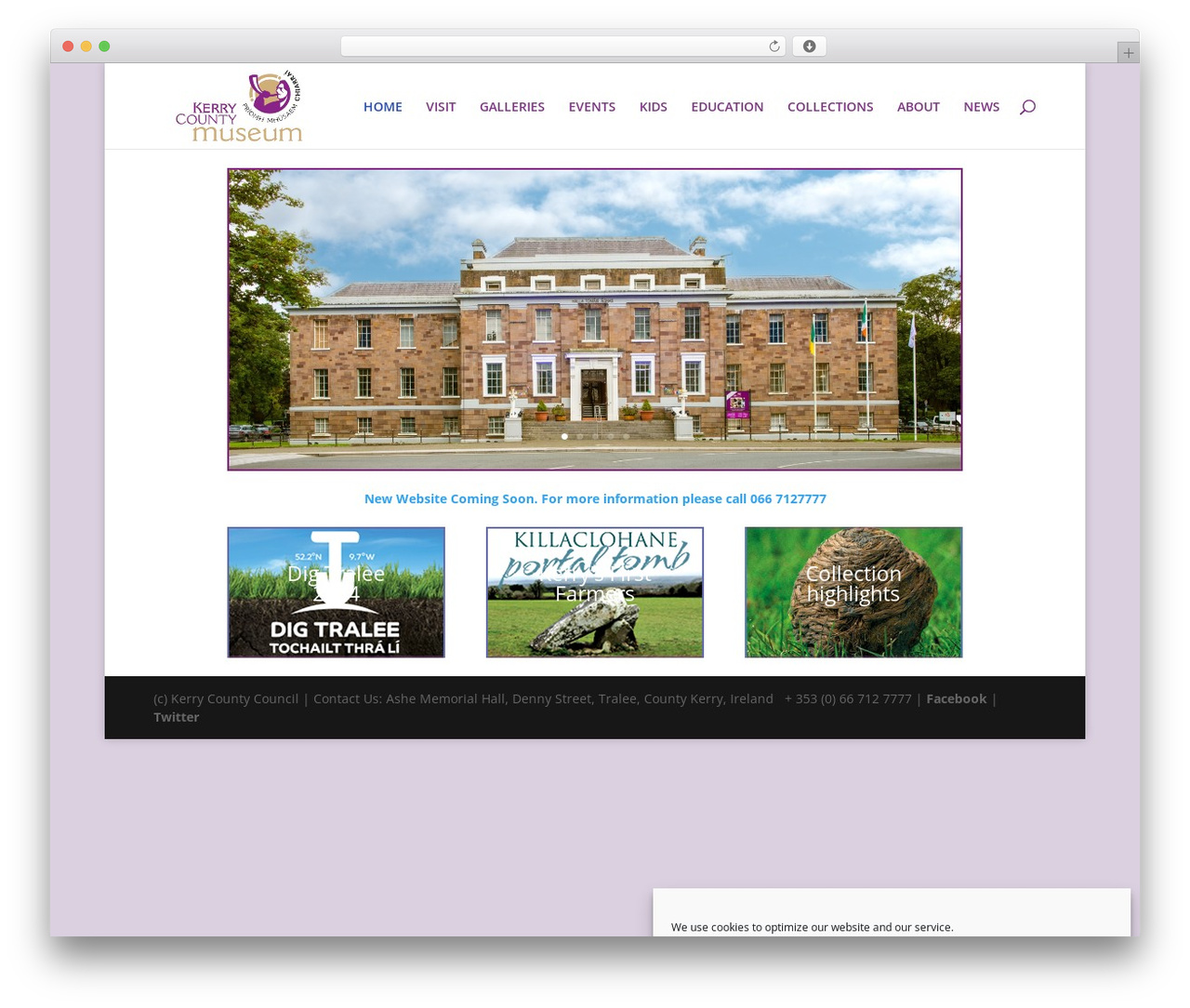 WordPress website theme Divi - kerrymuseum.ie