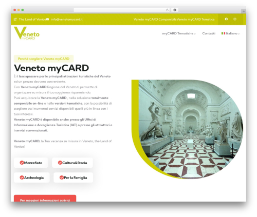 WordPress website theme Gowilds - venetomycard.it
