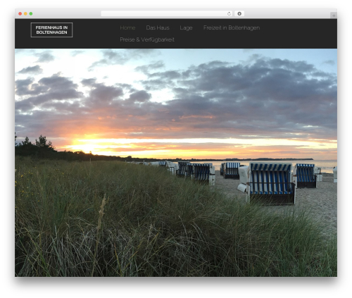 WordPress website theme Hello Elementor - ferienhaus-in-boltenhagen.net