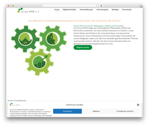 WordPress website theme Hello Elementor - forumppw.org