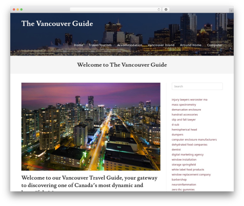WordPress website theme OceanWP - thevancouverguide.com