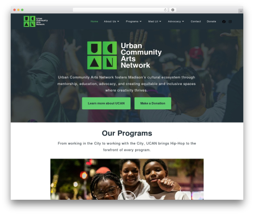 WordPress website theme OceanWP - ucanmadison.org