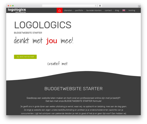 WordPress website theme OceanWP - logologics.nl
