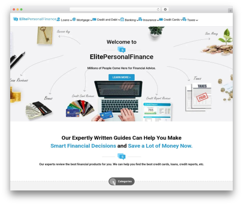 WordPress website theme twentyseventeen Child Theme - elitepersonalfinance.com