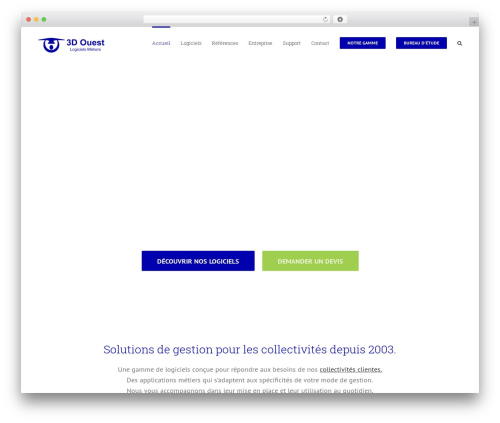WP theme Avada - 3douest.com