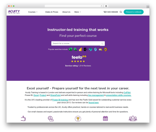 WP theme Blocksy - acuitytraining.co.uk