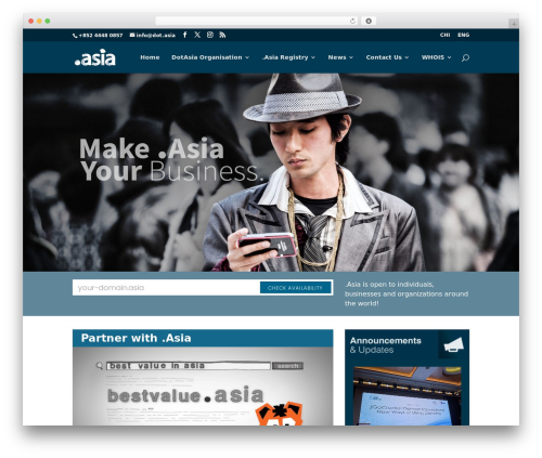 WP theme Divi - dot.asia WP theme Divi - dot.asia