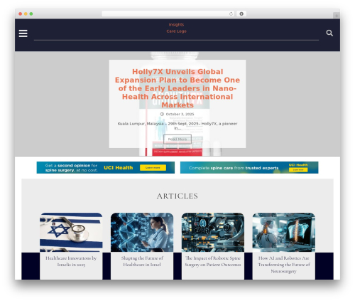 WP theme OceanWP - insightscare.com