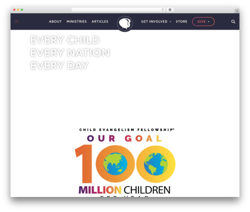 WP theme Child Evangelism Fellowship - cefonline.com