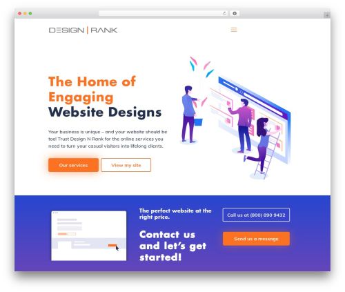 WP theme Design Rank New Theme - designnrank.com